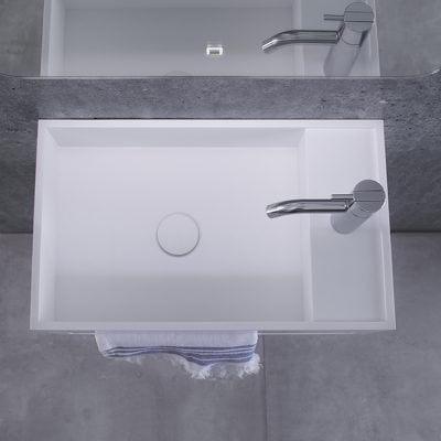 Copenhagen Bath Sandfjord venstre Vask 50x30 Mat Hvid