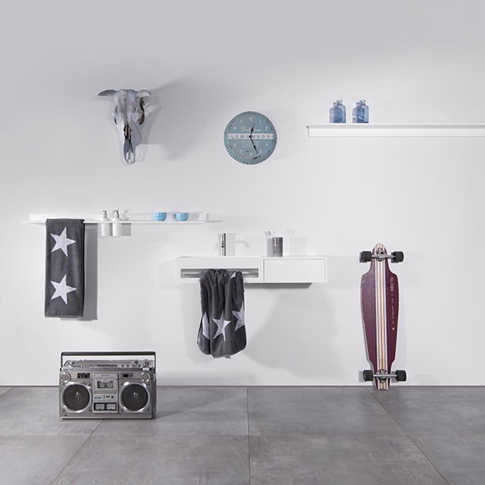 Copenhagen Bath Sandfjord venstre Vask 90x40 Mat Hvid Copenhagen Bath Sandfjord venstre Vask 90x40 Mat Hvid - Billede 4