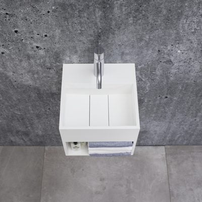 Copenhagen Bath Søndersø Vask 30x30 Mat Hvid