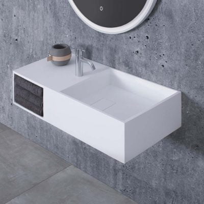 Copenhagen Bath Søndersø Vask 80x40 Mat Hvid