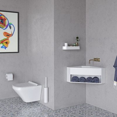 Copenhagen Bath Stavanger Vask 50x50 Mat Hvid