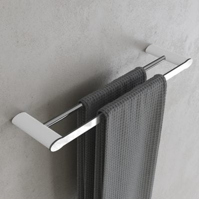 Copenhagen Bath CB 200 Dobbelt Håndklædeholder 60 Mat Hvid