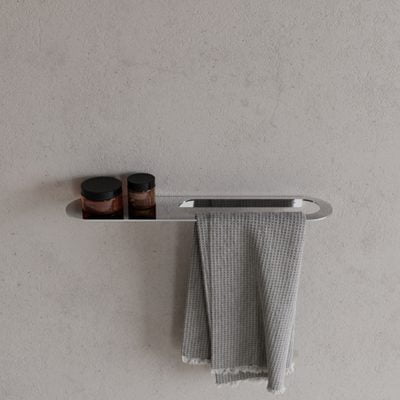 Copenhagen Bath CB 100 Håndklædeholder med hylde 50 Krom