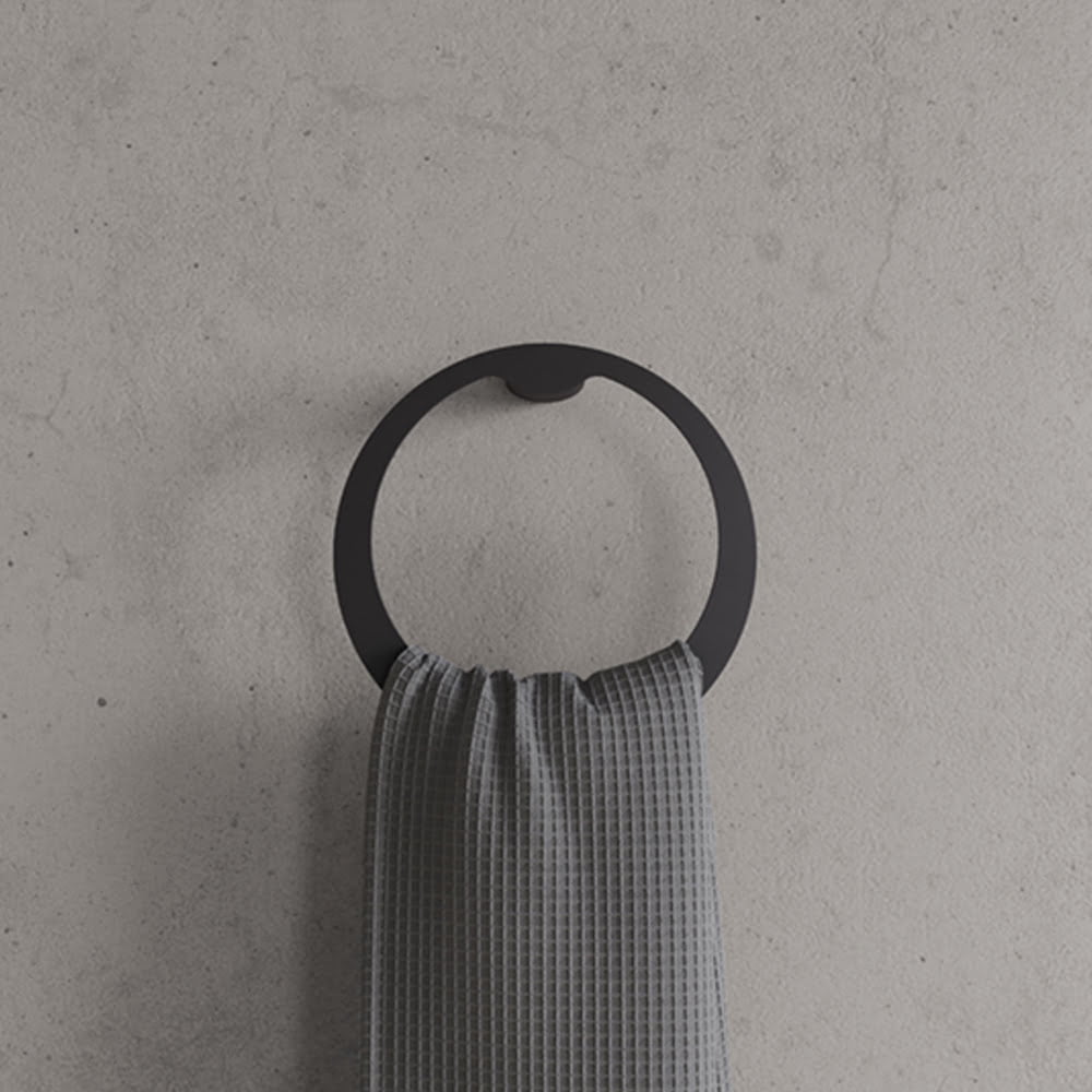 Copenhagen Bath CB 200 Håndklæde ring Ø20 Mat Sort Copenhagen Bath CB 200 Håndklæde ring Ø20 Mat Sort - Billede 2
