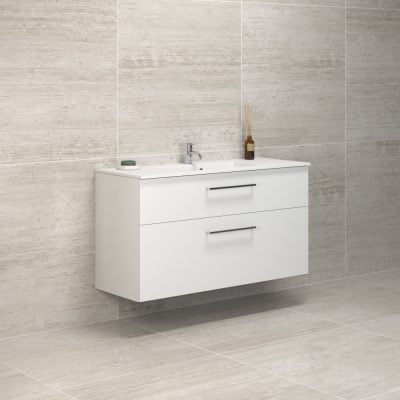 Dansani Luna Vaskeskab 65,5x120,2x45,5 Hvid højglans Kompositvask Dansani Luna Vaskeskab 65,5x120,2x45,5 Hvid højglans Kompositvask