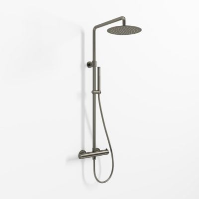 SS304 Brusesæt Ø25 Børstet Gunmetal PVD SS304 Brusesæt Ø25 Børstet Gunmetal PVD