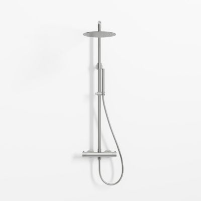 SS304 Brusesæt Ø25 Børstet Stål SS304 Brusesæt Ø25 Børstet Stål