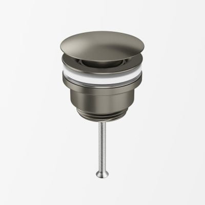 SS304 Bundventil Push-open Børstet Gunmetal PVD SS304 Bundventil Push-open Børstet Gunmetal PVD