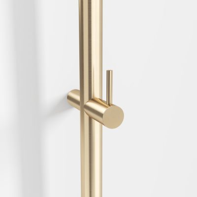 SS304 El-Håndklædetørrer 180 mm Børstet Guld