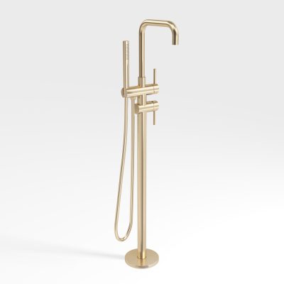 SS304 Kararmatur Fritstående Børstet Guld