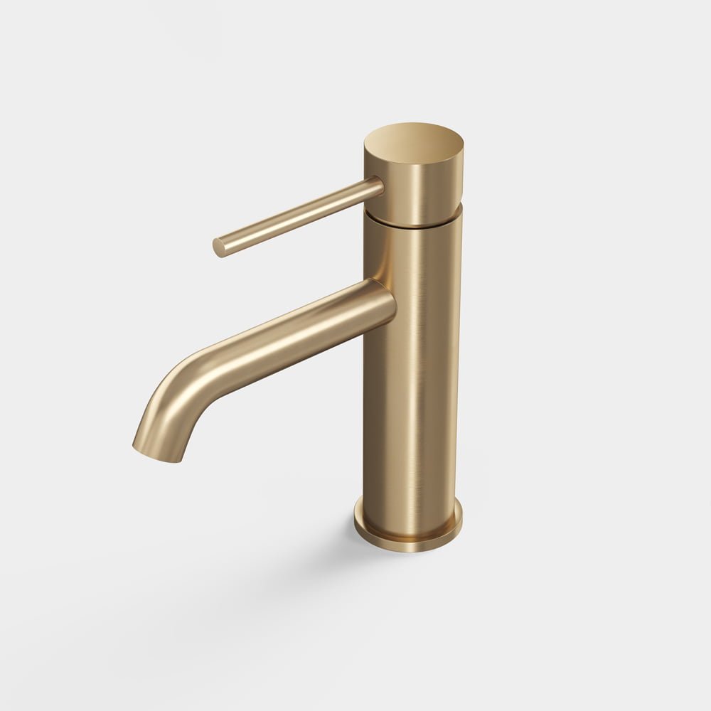 SS304 Håndvaskarmatur 13,2 Børstet Guld PVD SS304 Håndvaskarmatur 13,2 Børstet Guld PVD