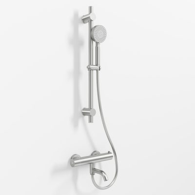 SS304 Kararmatur M. Glidestang Børstet Stål