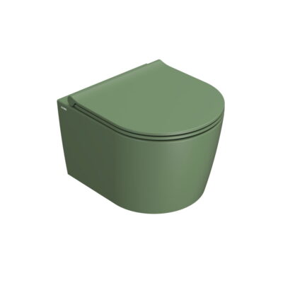 Globo Forty3 Væghængt Toilet 43x36 Salvie Grøn