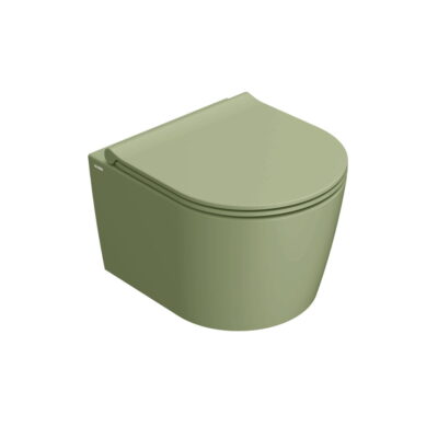 Globo Forty3 Væghængt Toilet 43x36 Lime Grøn