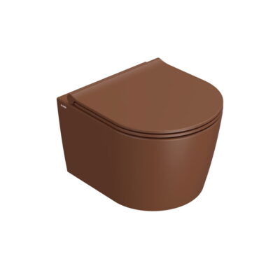 Globo Forty3 Væghængt Toilet 43x36 Sepia Brun