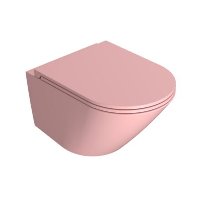 Globo Forty3 Væghængt Toilet 52x36 Lyserød