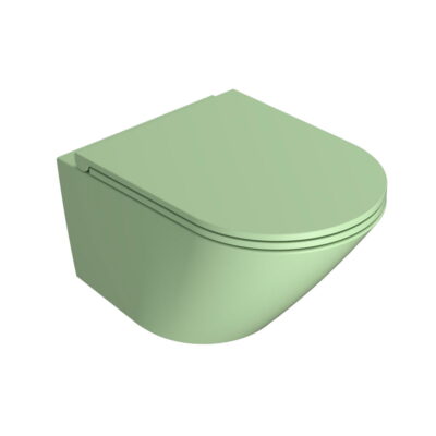 Globo Forty3 Væghængt Toilet 52x36 Lime Grøn