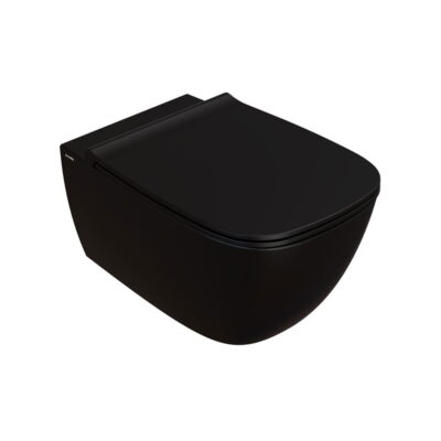 Globo Genesis Væghængt Toilet 55x36 Mat Sort