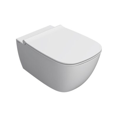 Globo Genesis Væghængt Toilet 55x36 Mat Hvid