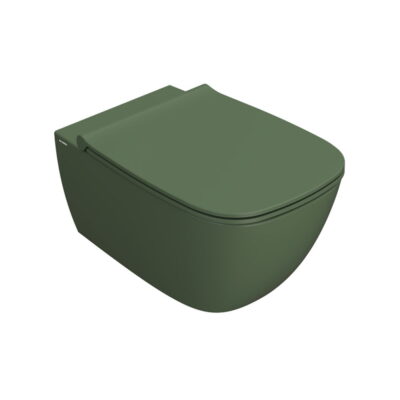 Globo Genesis Væghængt Toilet 55x36 Salvie Grøn