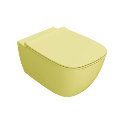Globo Genesis Væghængt Toilet 55x36 Gul