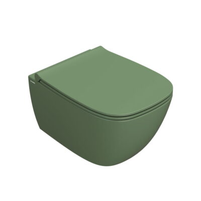 Globo Genesis Væghængt Toilet 50x36 Salvie Grøn