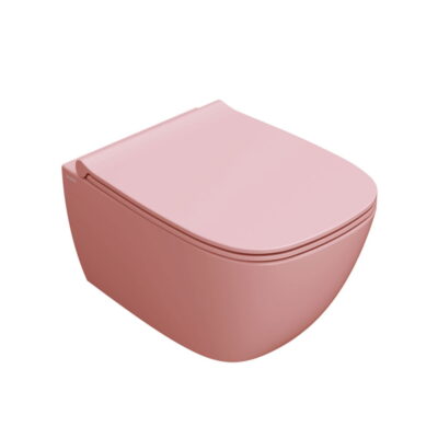 Globo Genesis Væghængt Toilet 50x36 Lyserød