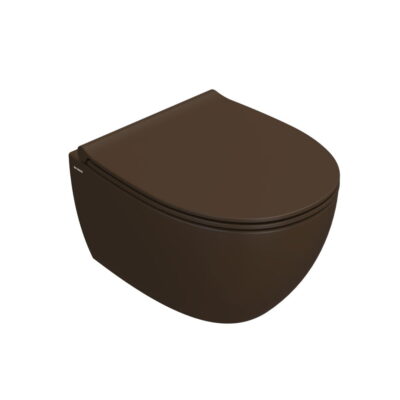 Globo 4ALL Væghængt Toilet 48x37 Kastanje Brun