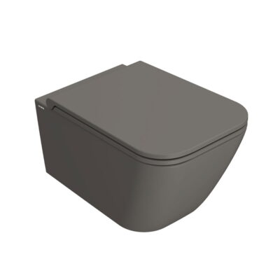 Globo Stone Væghængt Toilet 52x36 Lysegrå