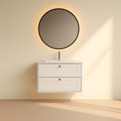 Kagami Eclipse Round Ø120 Spejl Sort Ramme Kagami Eclipse Round Ø120 Spejl Sort Ramme