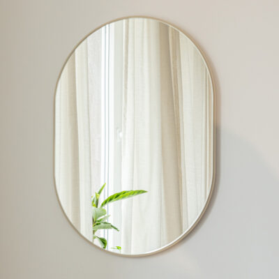 Metallbude Caya Spejl 57x41 Beige Metallbude Caya Spejl 57x41 Beige