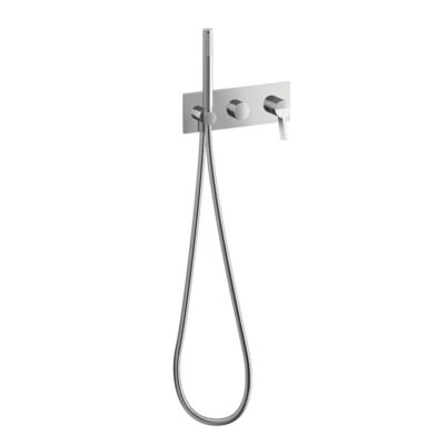 Inox PAC-602 Komplet Brusesæt Børstet Rustfrit Stål Inox PAC-602 Komplet Brusesæt Børstet Rustfrit Stål