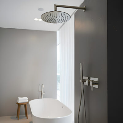 Inox PAC-602 Komplet Brusesæt Børstet Rustfrit Stål Inox PAC-602 Komplet Brusesæt Børstet Rustfrit Stål