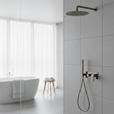 Timeless PFC-602 Komplet Brusesæt Poleret Gunmetal Timeless PFC-602 Komplet Brusesæt Poleret Gunmetal