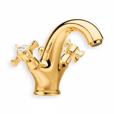 Classic CNC-242 Håndvaskarmatur Poleret Guld Messing PVD Classic CNC-242 Håndvaskarmatur Poleret Guld Messing PVD